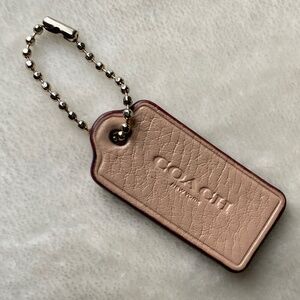 Coach Leather Tan Hangtag